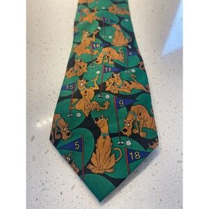 Scooby-Doo Cartoon‎ Network 1999 Golfing Necktie 57"